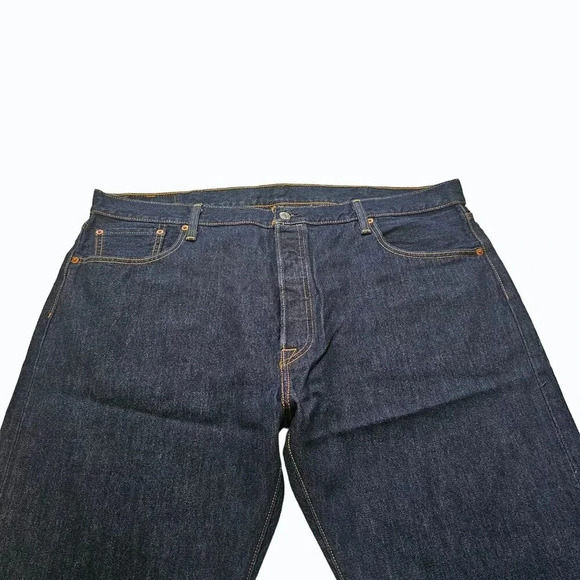 Levis 501 Original Button Fly Jeans 42x30 Straight Leg Denim 4996 New w/o Tags - Picture 5 of 9